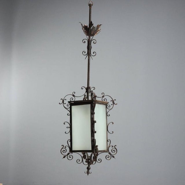 Wrought Iron Lantern, Early 19th Century For Sale - Image 9 of 9