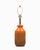 Mid-Century Modern Vintage Italian Mid Century Orange Striped Table Lamp by Aldo Londi / Bitossi For Sale - Image 3 of 8