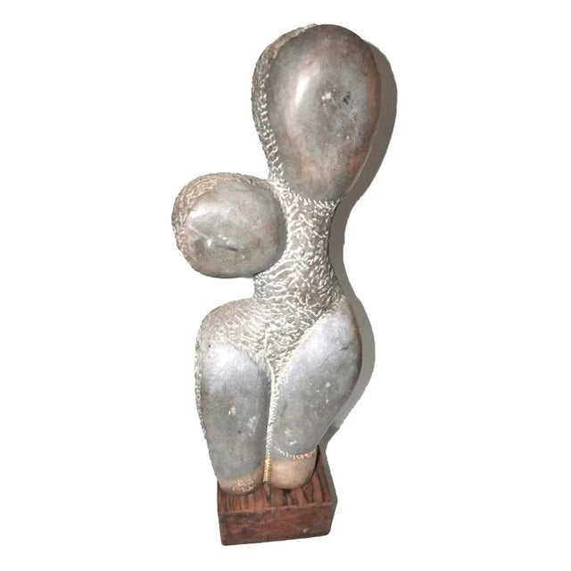 1980s Motherhood Sculpture by Pino Maiorca, 1980s For Sale - Image 5 of 5