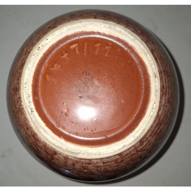 Vintage Ceramic Vase by Veb Steingut Elsterwerder, 1970s For Sale - Image 4 of 6