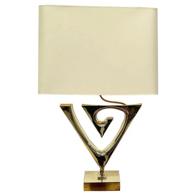 Metal Bronze Table Lamp by Willy Daro, Belgium, 1970s For Sale - Image 7 of 7