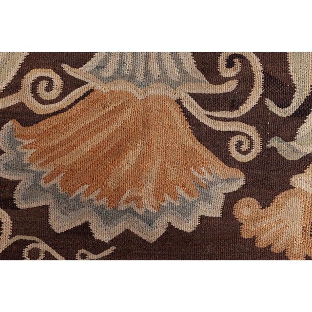 Antique Russian Bessarabian Kilim Rug For Sale - Image 9 of 9