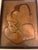 Modern Modern Signed Pressed Copper 3d Relief Wall Art Bravo 1993 Signed 16x20 For Sale - Image 3 of 7