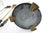 Gorgeous Vintage Brass & Marble Handle Fireplace Tool Set With Star For Sale - Image 11 of 11