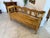 Original, rustic Biedermeier country-style storage bench from Salzburg. Dimensions: Height x Width x Depth 94 x 192 x 51...