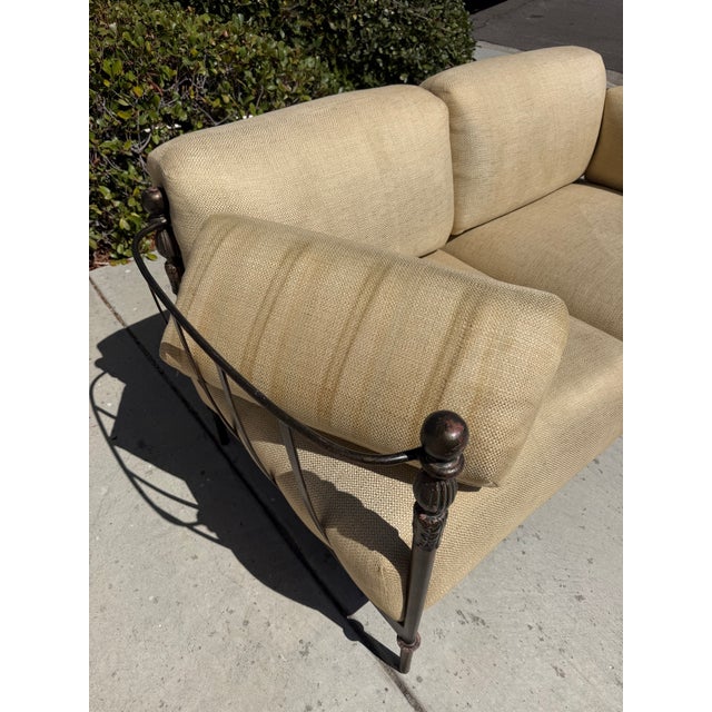 Vintage Michael Taylor Montecito Style Lounge Chair & Loveseat Set For Sale - Image 17 of 18