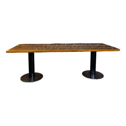 Wooden Dining Table, Italy, 1970s For Sale