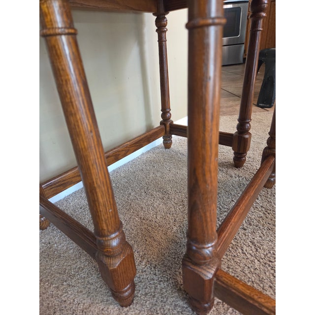 Vintage Ethan Allen Nesting Tables For Sale - Image 9 of 15