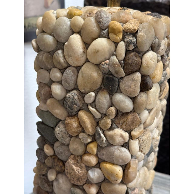 Late 20th Century Polished River Rock Lamp For Sale - Image 16 of 16