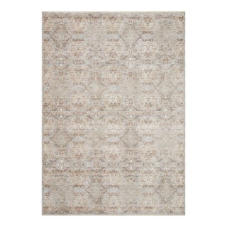 Amber Lewis x Loloi Zuma Silver / Multi 9'-6" x 13'-1" Area Rug For Sale