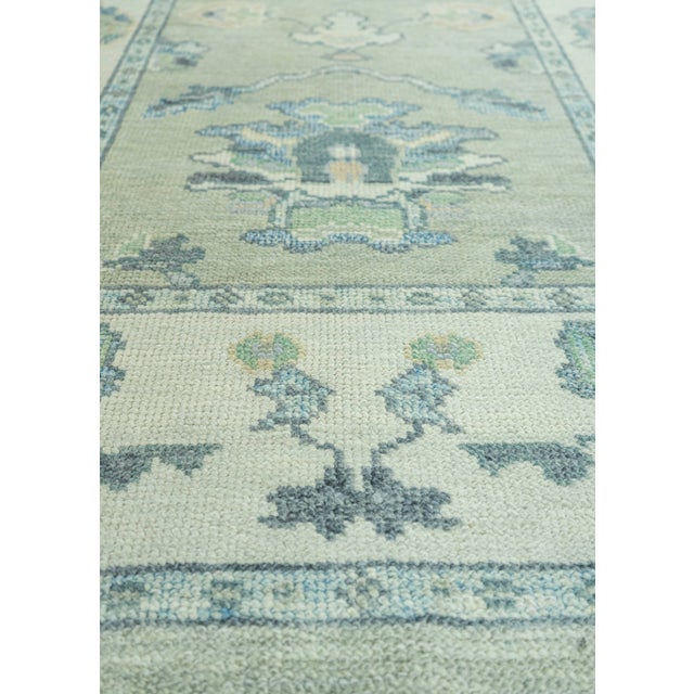Turkish Oushak Rug 4'x 6' #19172 Explore a curated collection of hallway runners, wool rugs, and handmade masterpieces at...