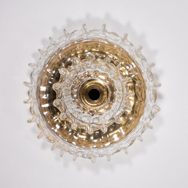 Vintage Ca’ Rezzonico Style Gold‑Infused Murano Chandelier, in the Manner of Giuseppe Briati For Sale - Image 9 of 18