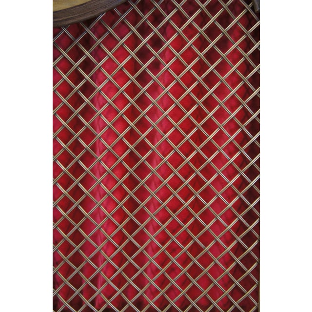 Basic Witz French Provincial Serpentine Fruitwood Server with Hutch For Sale - Image 10 of 13