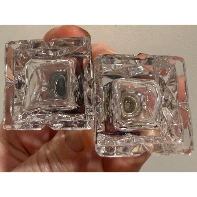 Early 20th Century Sterling Silver and Crystal Salt and Pepper Shakers For Sale - Image 4 of 5