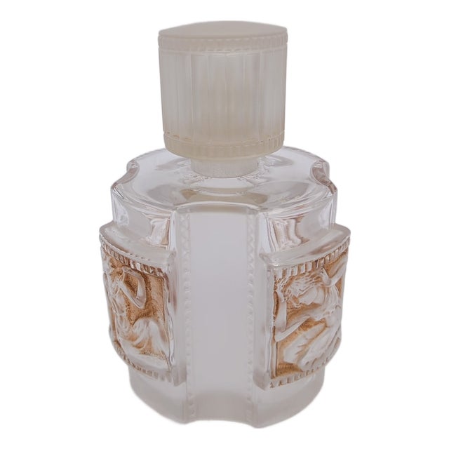 Glass Perfume Bottle by René Lalique for Lalique, 1942 For Sale