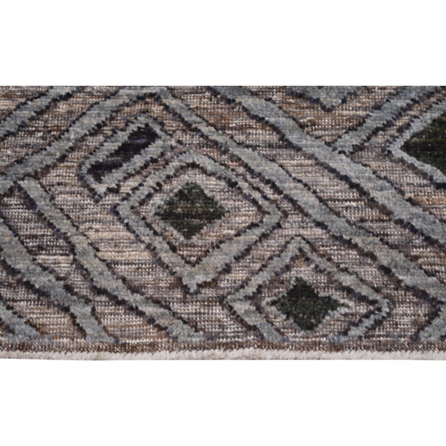 Moroccan Moroccan Sheba Hand Knotted Wool Rug, 8'7"x12'1" For Sale - Image 3 of 6