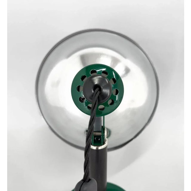 Vintage Industrial Metal and Beech Wood Table Lamp, 1970s For Sale - Image 6 of 11