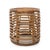 1960s Cylindrical Pouf in Curved Rattan by Castano, 1960s For Sale - Image 5 of 14