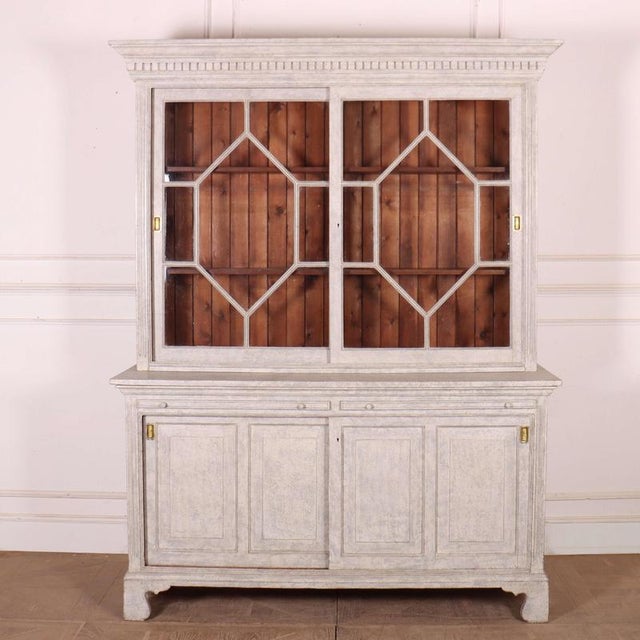 English Glazed Kitchen Cabinet For Sale - Image 15 of 15