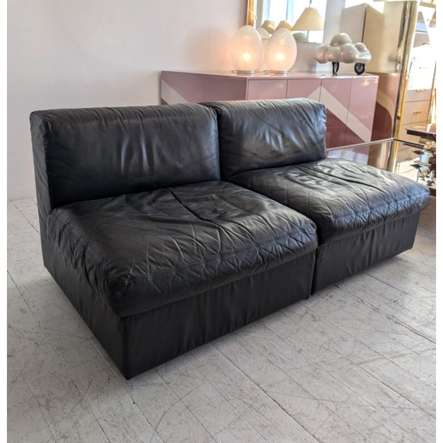 Mid-Century Leather Lounge Chair by De Pas Durbino & Lomazzi for Zanotta, Italy, 1970s For Sale - Image 13 of 17