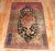Vintage Wonky Persian Accent Rug - 3'9" x 6'5" For Sale - Image 4 of 8