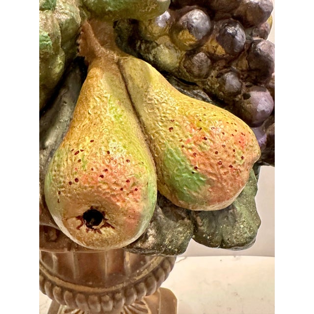 Vintage Urn With Fruit For Sale - Image 10 of 13