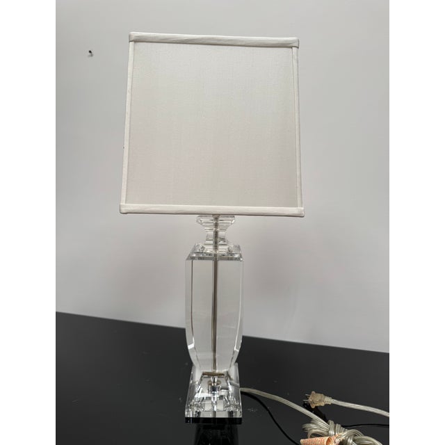 Traditional Traditional Solid Crystal Urn Lamp For Sale - Image 3 of 14