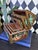 Trio Indian Hand-Painted Nesting Wooden Boxes - Mid 20th Century Set of 3 For Sale - Image 10 of 16