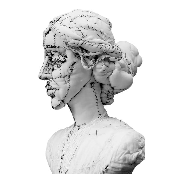 Virginia Woolf Fabric Sculpture, Anne Valérie Dupond, 2012 For Sale