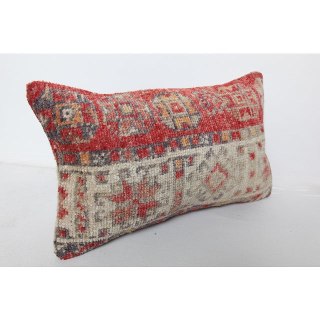Textile Handmade Tribal Rug Pillow Cover -12'' X 20'' For Sale - Image 7 of 11
