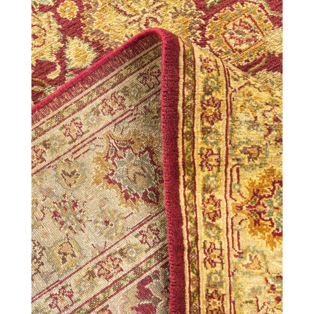 Mogul, One-of-a-Kind Hand-Knotted Area Rug in Purple, 4' 7" x 6' 10" For Sale In New York - Image 6 of 8