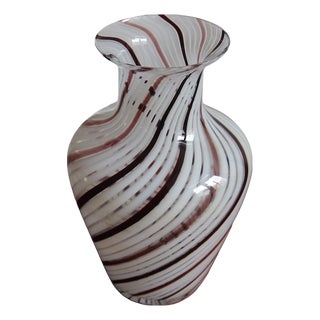 Large Murano Glass Vase, 1970s For Sale