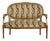 Napoleon III Style Two-Seater Golden Sofa For Sale