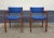 Wood Set of Mid-Century Cubist Teak Armchairs by Erik Kirkegaard for Høng, 1960s For Sale - Image 7 of 7