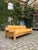 Three-Seater Sofa in Yellow Genuine Leather and Wood by Rolf Benz For Sale - Image 11 of 11