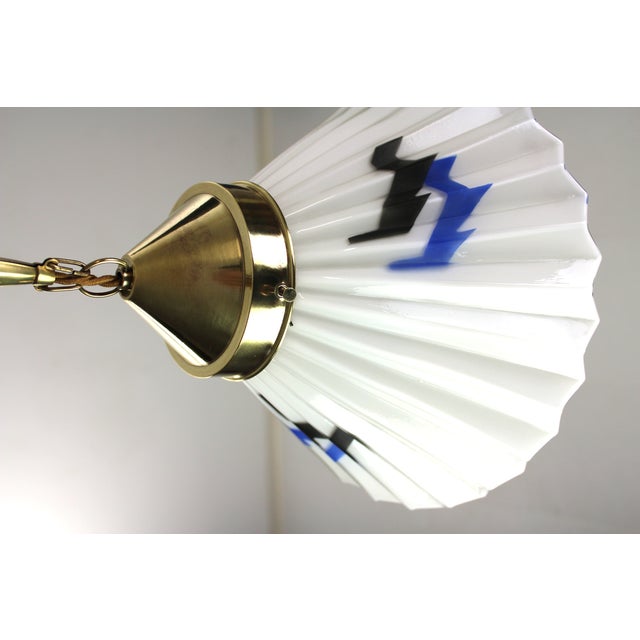 Art Deco Glass Lamp, 1920s For Sale - Image 10 of 16