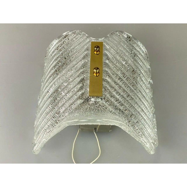 Space Age Design Glass Wall Lamp For Sale - Image 6 of 10