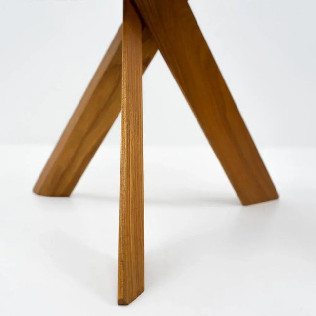 Wood S31 Stool in Elm by Pierre Chapo, 1980s For Sale - Image 7 of 10
