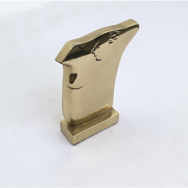 Italian Bronze Abstract Sculpture by Ottorino Tonelli, 1980 For Sale - Image 4 of 16