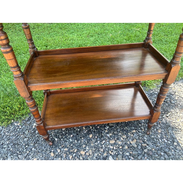Wood English Regency Mahogany Dumbwaiter, Circa 1840 For Sale - Image 7 of 11