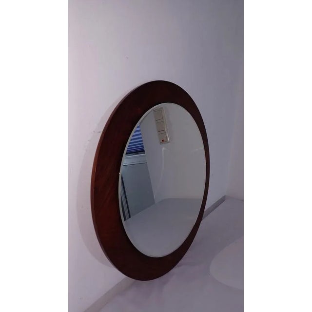 Scandinavian Palisander Mirror, 1970s For Sale - Image 10 of 12