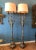Elegant, graceful. tall, and unusual. Stunning and highly detailed and stylized vintage lighting. Rare form and height....