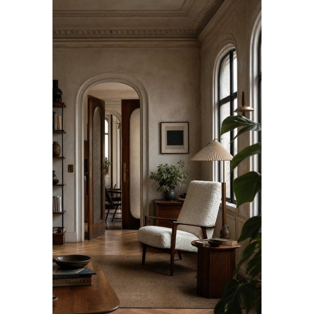 Mid-Century Scandinavian Modern White Teak Armchair from Bröderna Andersson, 1960s For Sale - Image 15 of 18