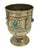 Vintage Alpaca Silver Spanish Goblet Cup With Turquoise Color Cabochon Stone Accents For Sale - Image 12 of 16