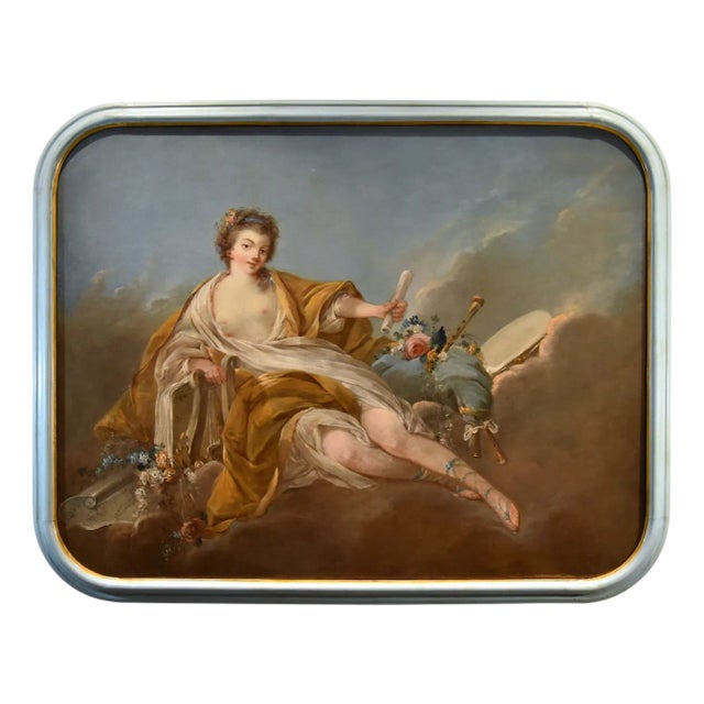 Pierre Charles Trémolières, Allegory of Music, 1730, Oil on Canvas For Sale