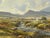 Painting of Mountain Cottages by River in Ireland by 20th Century Irish Artist 1990 Circa For Sale - Image 10 of 18