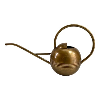 French Art Deco-Style Brass Watering Can For Sale