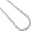 Modern Platinum 17.54ctw Round Diamond Riviera Bezel Graduated Tennis Necklace For Sale - Image 3 of 9