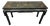 Vintage Chinese Console Table Black Lacquer Chinoiserie Gilt Hand Painted C1950 For Sale