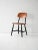 Wood Vintage Scandinavian Chair with Black Frame, 1960s For Sale - Image 7 of 7